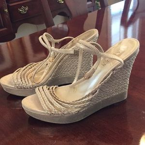 Ralph Lauren wedge sandals sz 7M